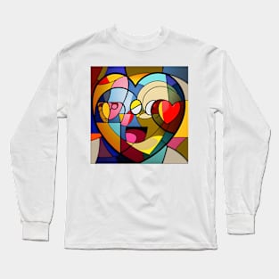 Cute Heart Long Sleeve T-Shirt